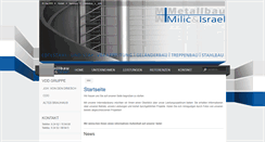 Desktop Screenshot of metallbau-mi.de